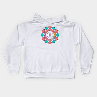 mandala Clamber drawingmandala Flutter stuffed Kids Hoodie